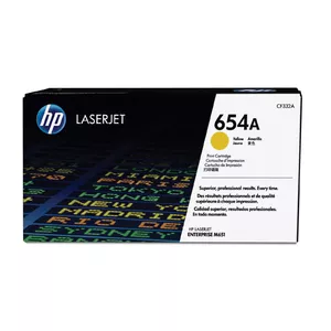Картридж тонера HP 654A CF332A 10000 страниц Желтый