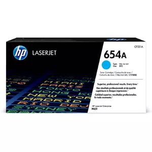 Тонер HP Cartridge No 654A HP 654A Cyan 5000 страниц