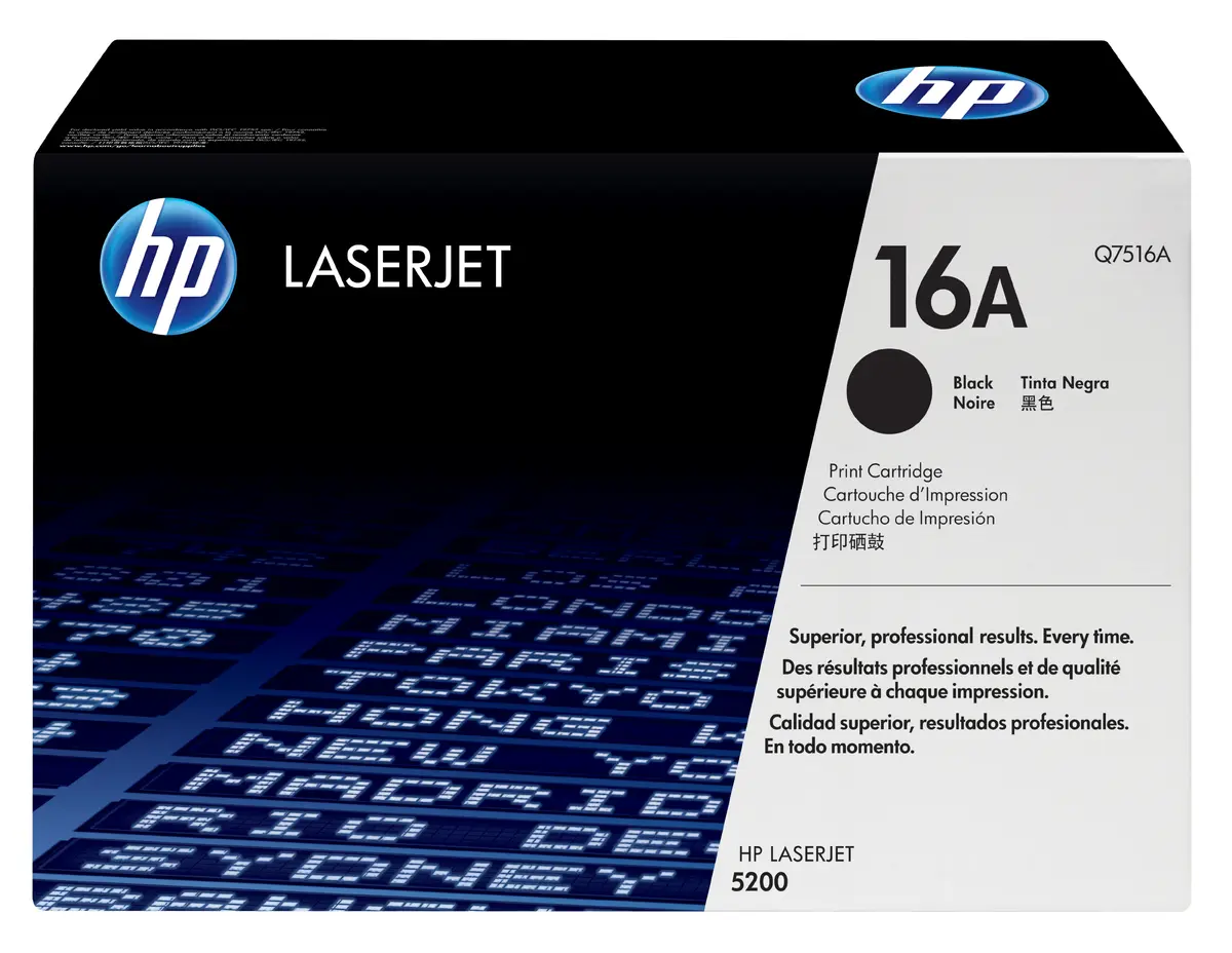 HP 16A Melns Oriģināls Lāzerprintera Toneris