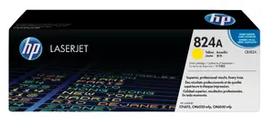 Оригинальный желтый тонер-картридж HP 824A LaserJet с ресурсом 21000 страниц