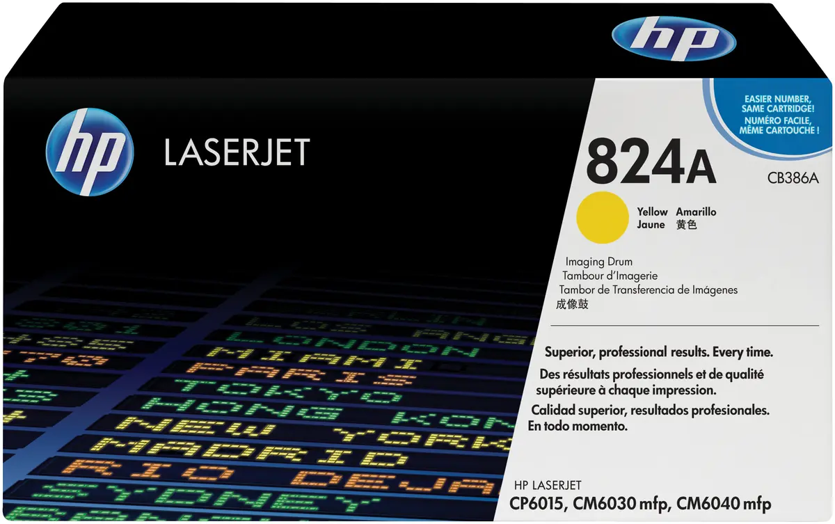 HP 824A dzeltenais lāzerprintera attēla cilindrs