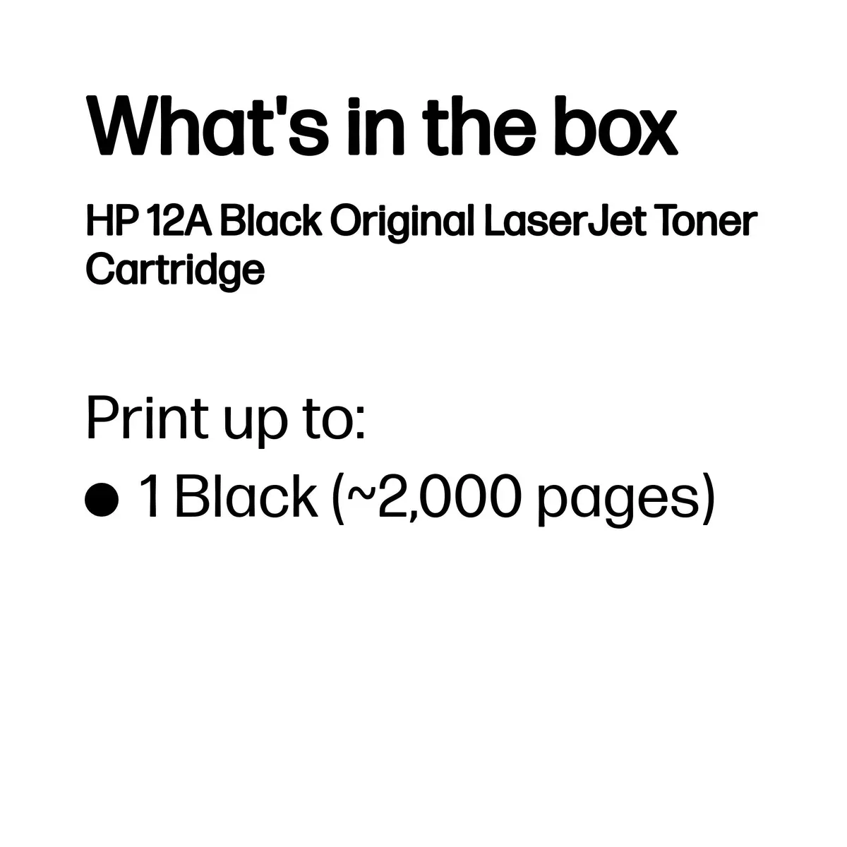 HP 12A Q2612A Melna Oriģinālā Tonera Kasetne Photo 4
