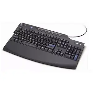 Keyboard USB QWERTZ Full-size (100%) THERMALTAKE Lenovo 73P2651 Black with wrist rest, 1.8 m
