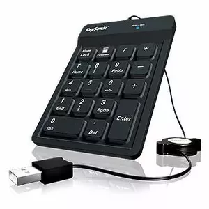 KeySonic ACK-118 BK tastatūra USB QWERTY Melns