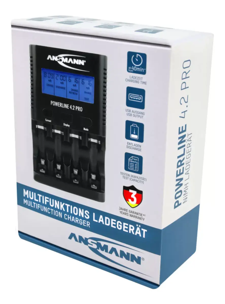 Akumulatoru lādētājs Ansmann Powerline 4.2 Pro Photo 10