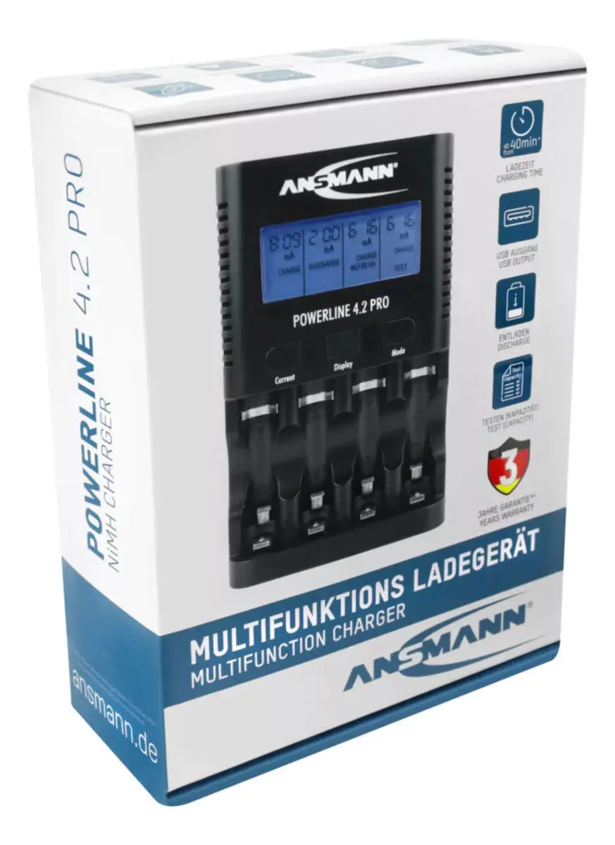 Akumulatoru lādētājs Ansmann Powerline 4.2 Pro Photo 11