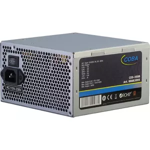 Inter-Tech Coba CES-350B power supply unit 350 W 20+4 pin ATX ATX Silver