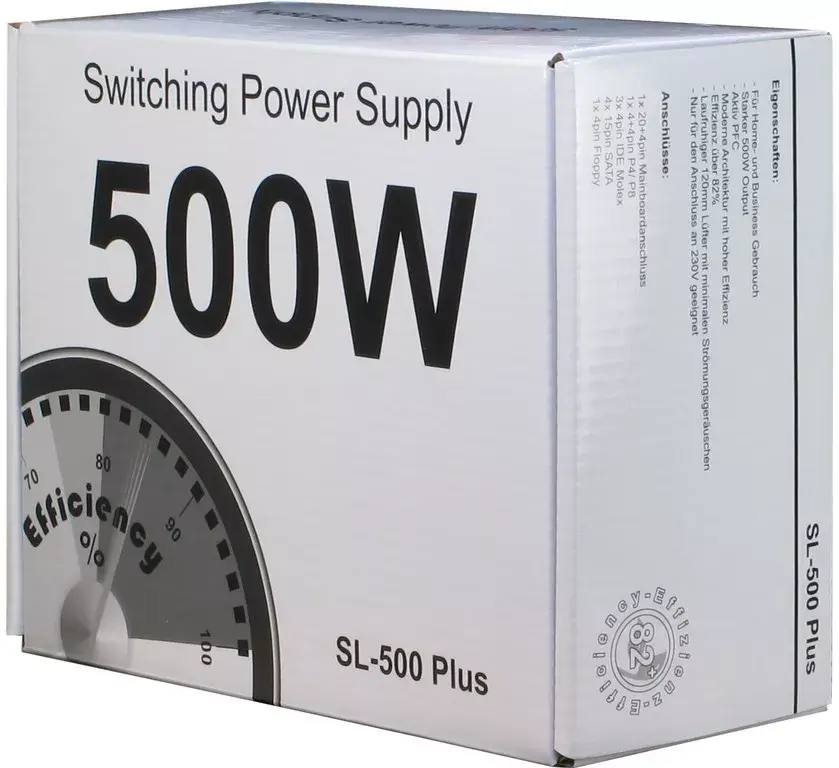 Блок питания Inter-Tech SL-500 Plus Photo 5
