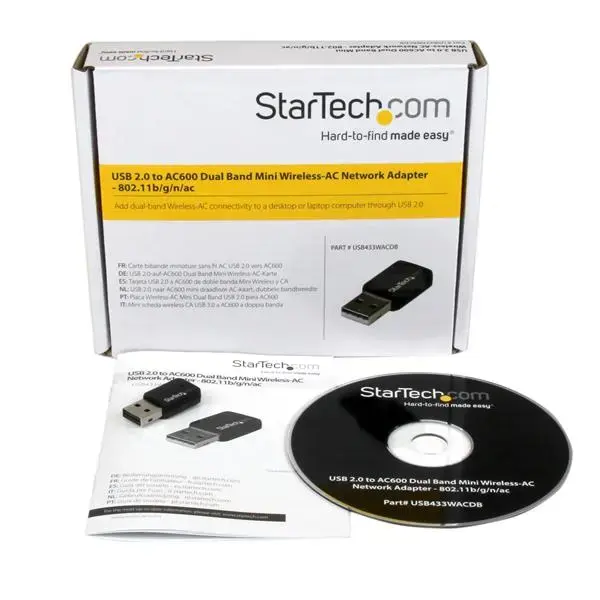 StarTech USB433WACDB Беспроводной сетевой адаптер AC600 Photo 4
