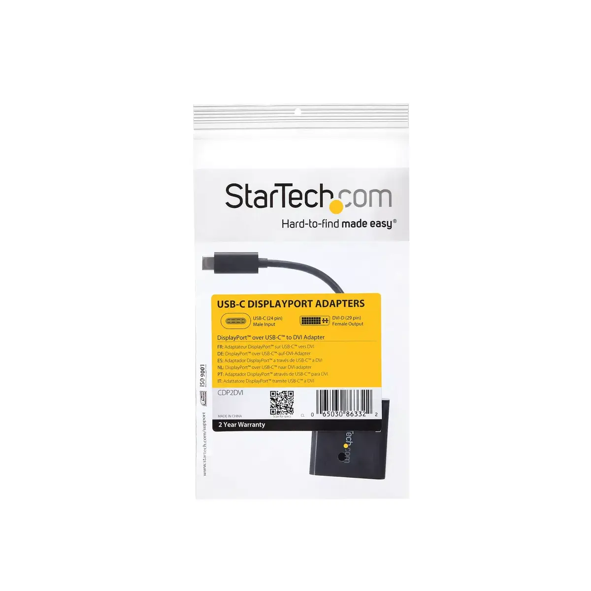 Адаптер USB C на DVI StarTech CDP2DVIEC Photo 6