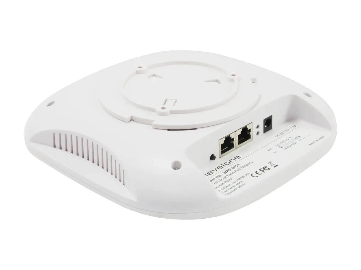 LevelOne WAP-8121 AC750 Dual Band PoE Wireless Access Point Photo 3