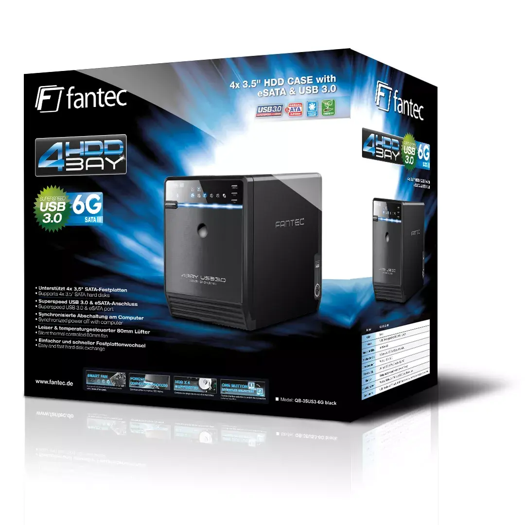 HDD enclosure Fantec QB-35US3-6G Photo 2