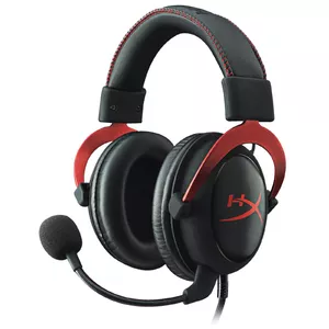 HyperX Cloud II Austiņas Vadu Speļu Melns, Sarkans