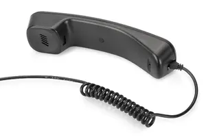DIGITUS DA-70772 USB telefona klausule VoIP un Skype zvaniem, melna