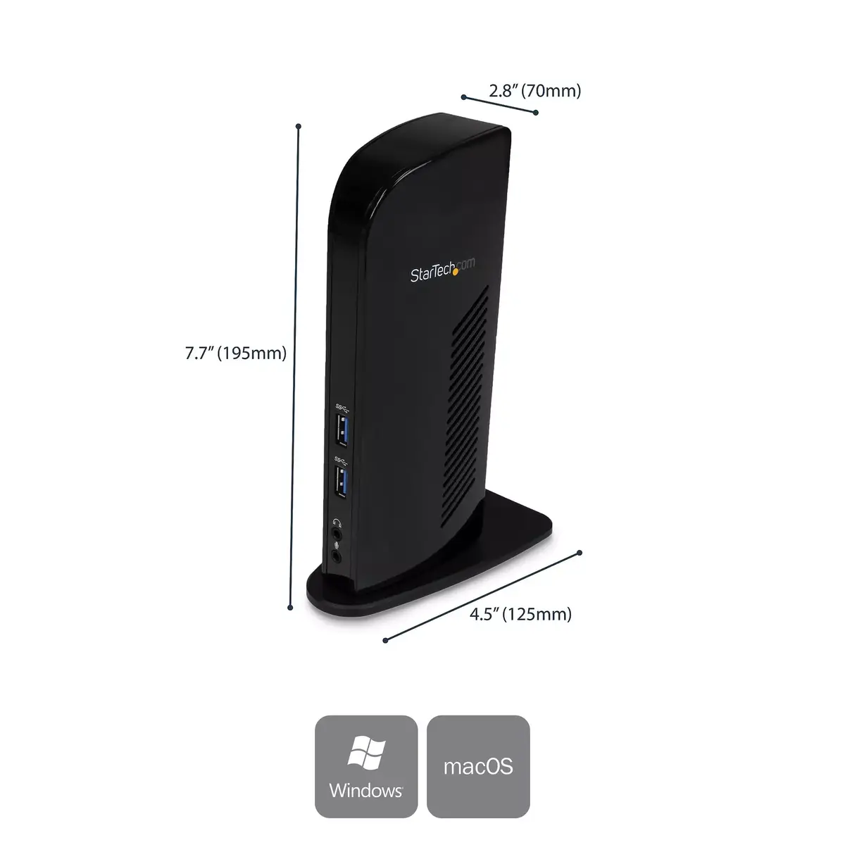 Doku stacija StarTech.com USB 3.0 Diviem monitoriem Photo 2