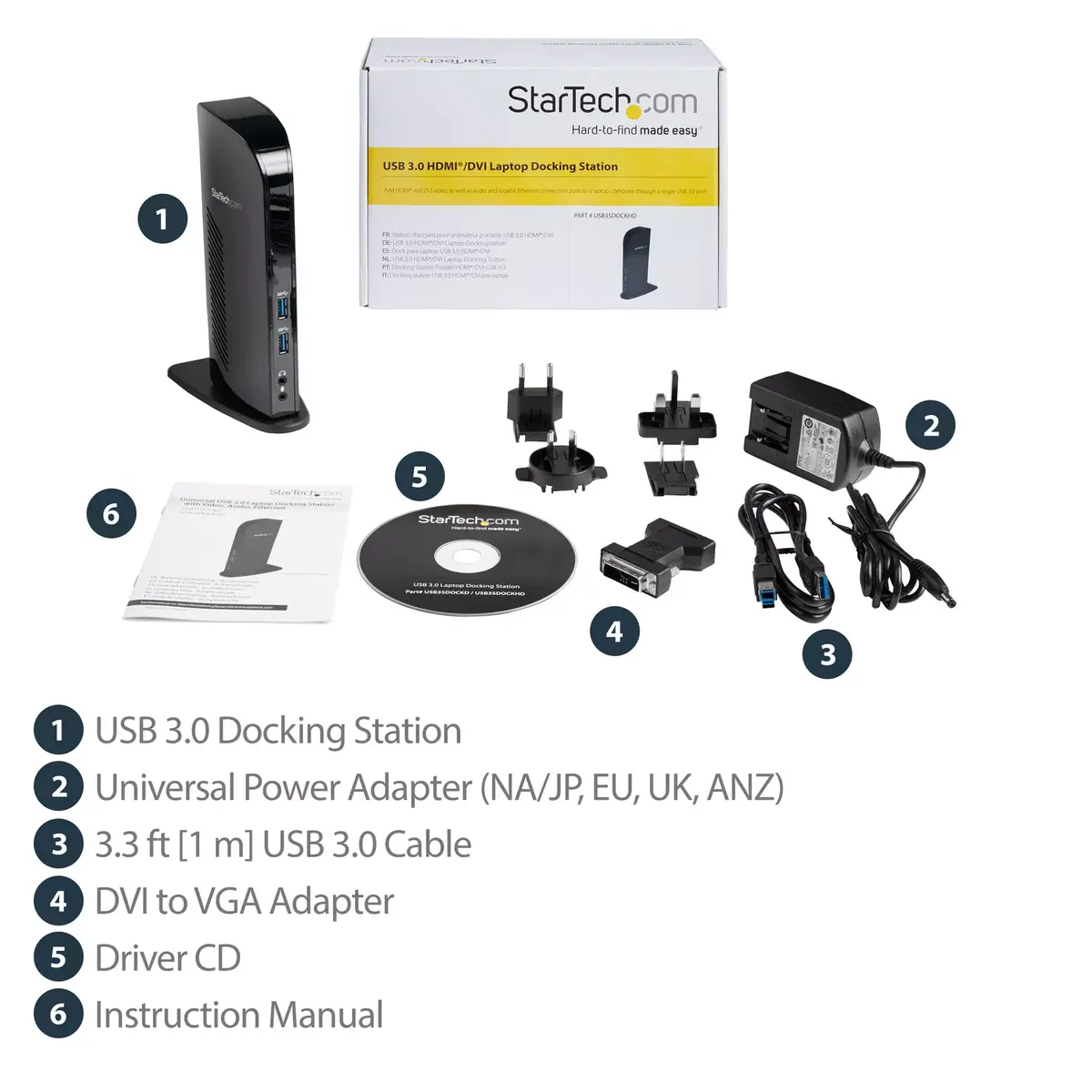 Doku stacija StarTech.com USB 3.0 Diviem monitoriem Photo 13