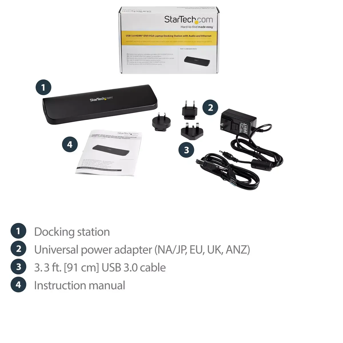 Doku stacija StarTech.com USB 3.0 Divu monitoru Photo 12