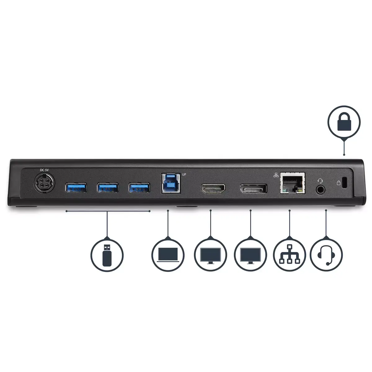 Док-станция StarTech.com USB 3.0 USB3DOCKHDPC Photo 4