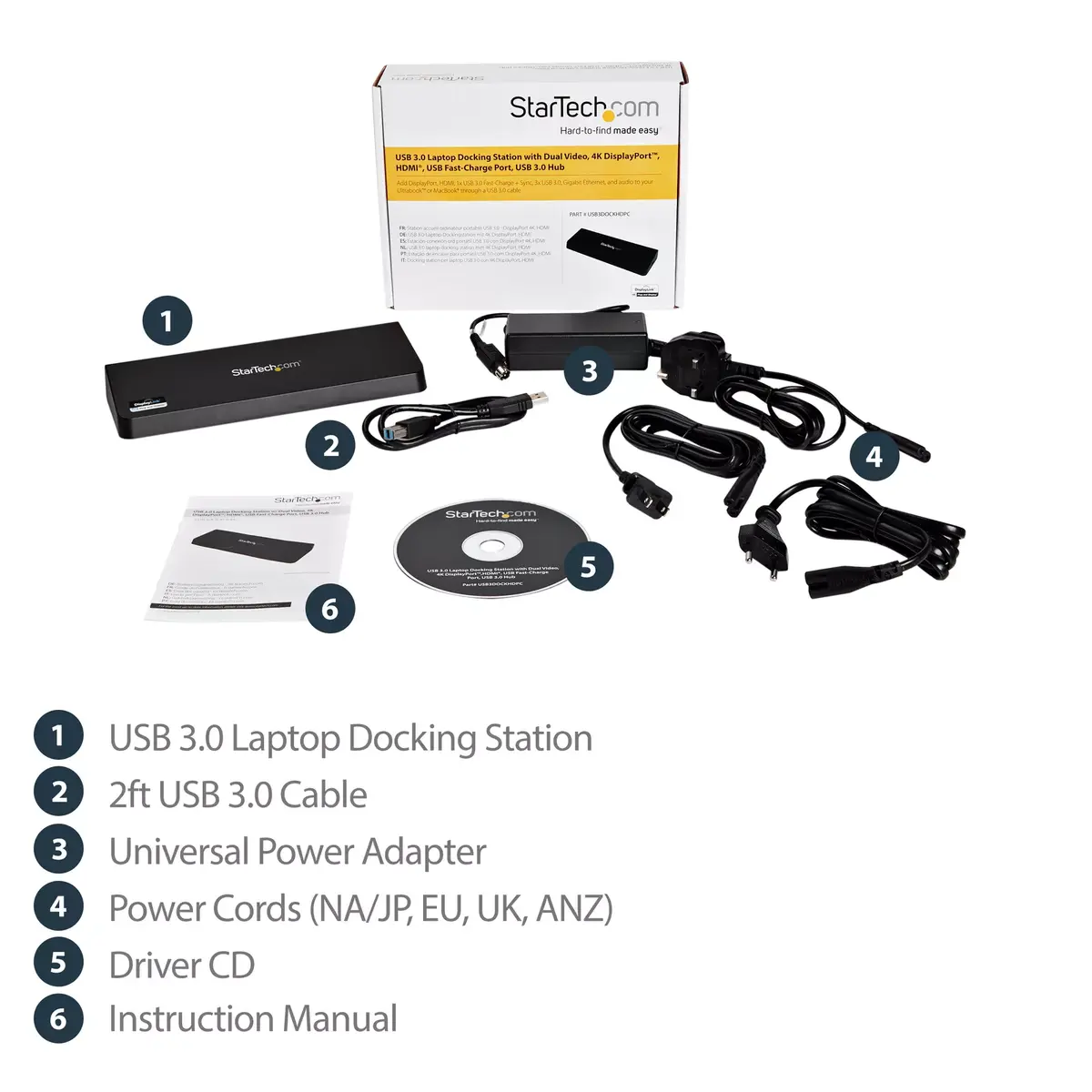 Док-станция StarTech.com USB 3.0 USB3DOCKHDPC Photo 12