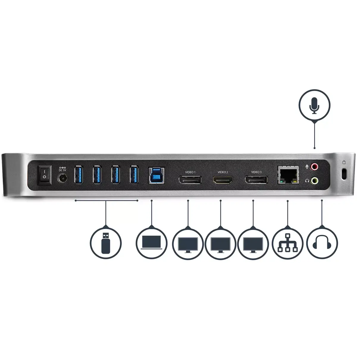 Docking Station StarTech.com USB 3.0 Triple-Monitor Photo 4
