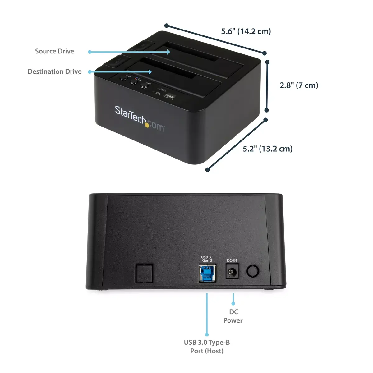 Patstāvīgs cieto disku dublikators StarTech SDOCK2U313R Photo 10