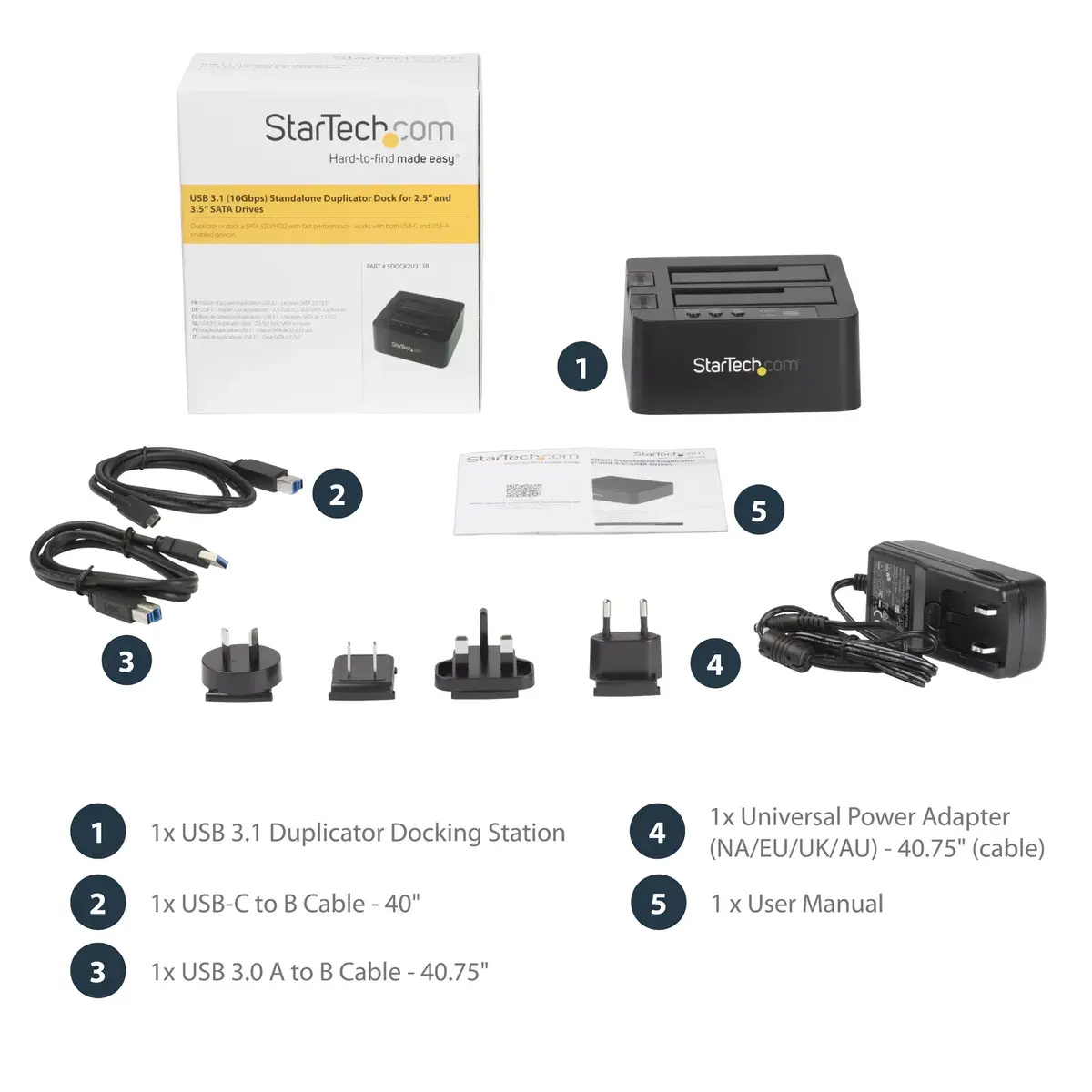 Patstāvīgs cieto disku dublikators StarTech SDOCK2U313R Photo 13