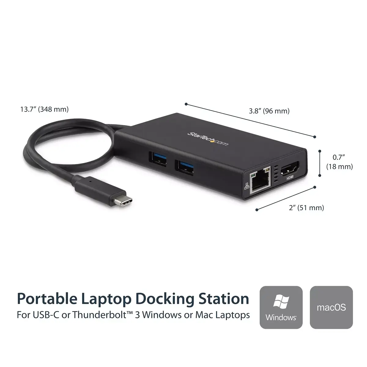 USB-C Multiport Adapter StarTech.com DKT30CHPD Photo 2