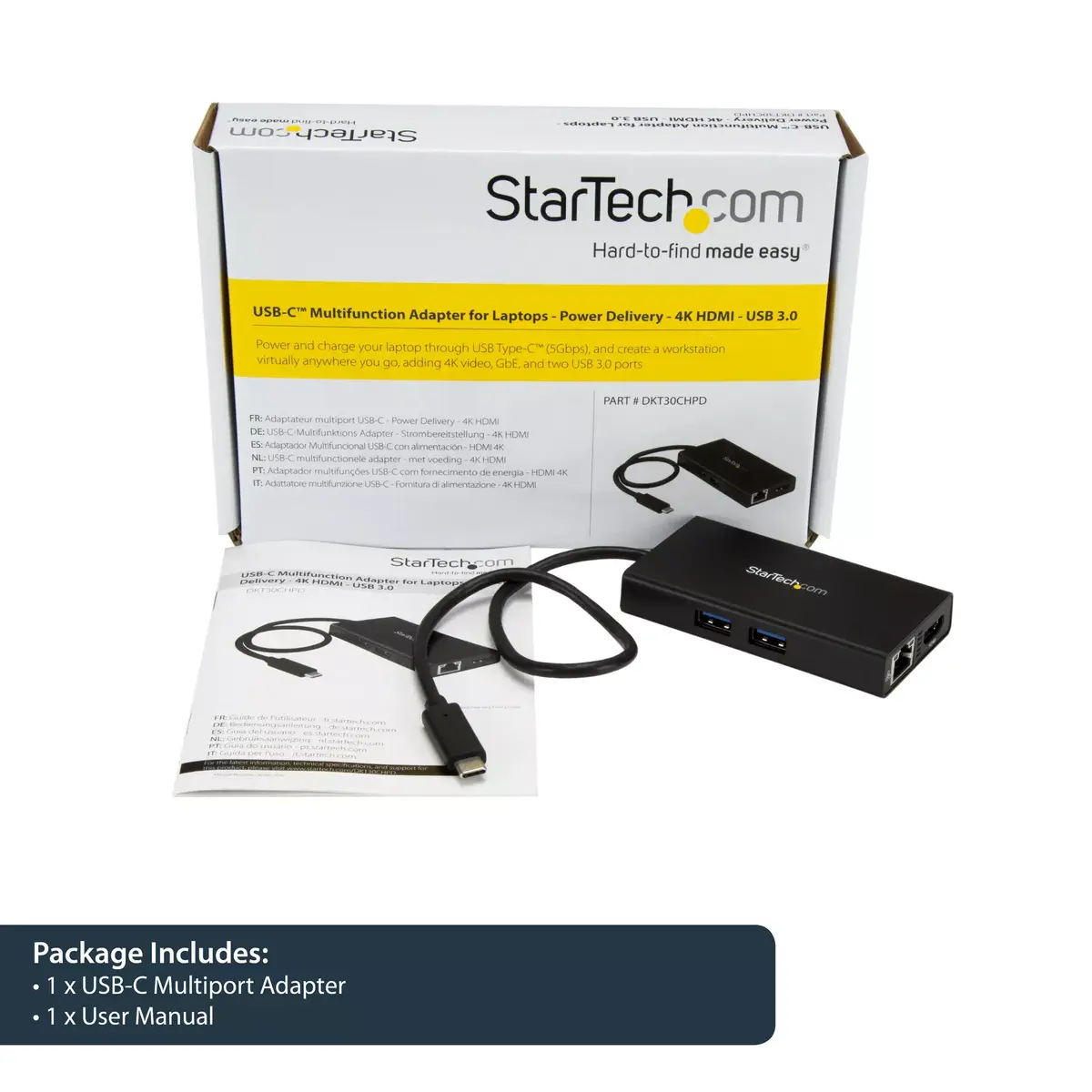 USB-C Multiport Adapter StarTech.com DKT30CHPD Photo 13