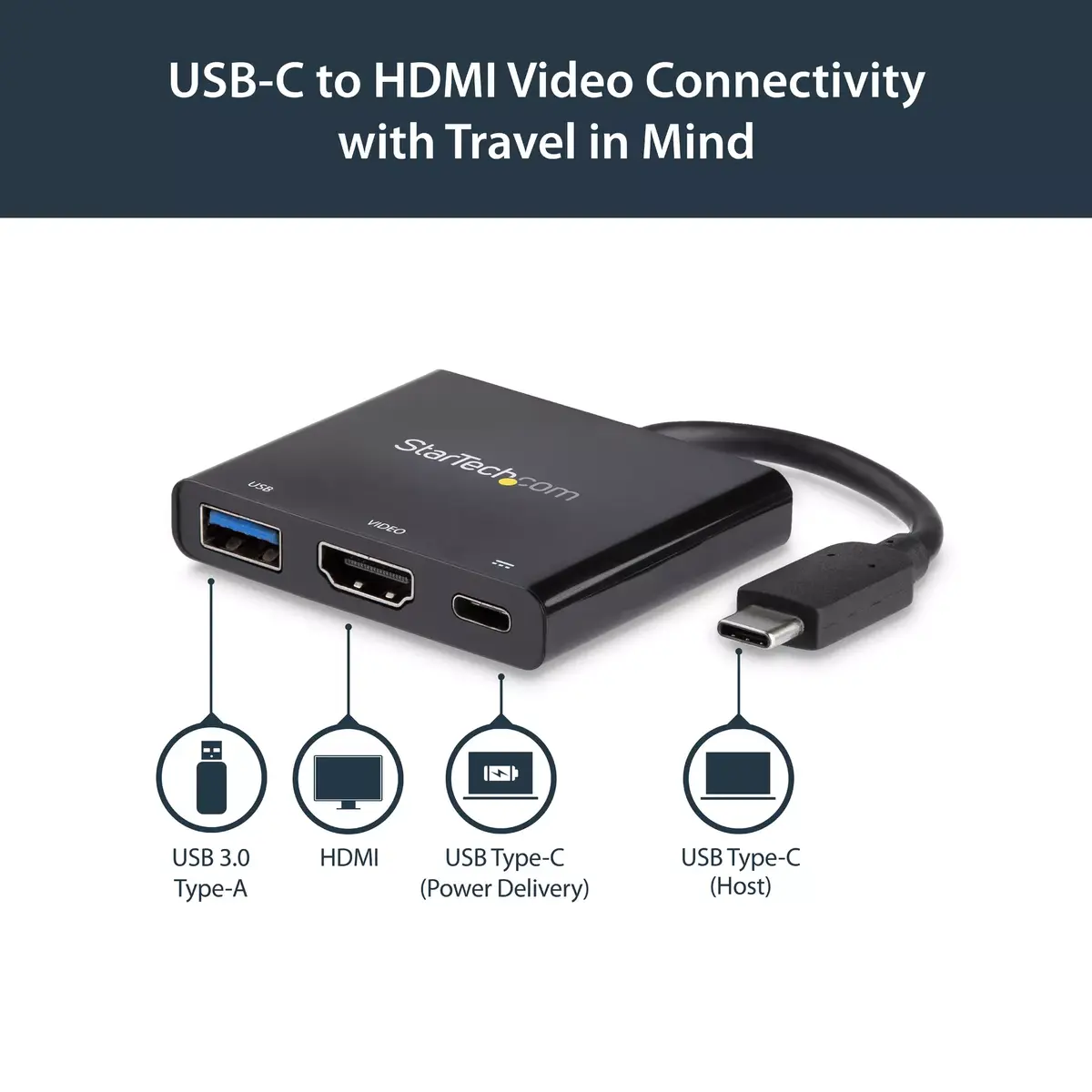USB-C Multiport Adapter StarTech.com CDP2HDUACP Photo 8