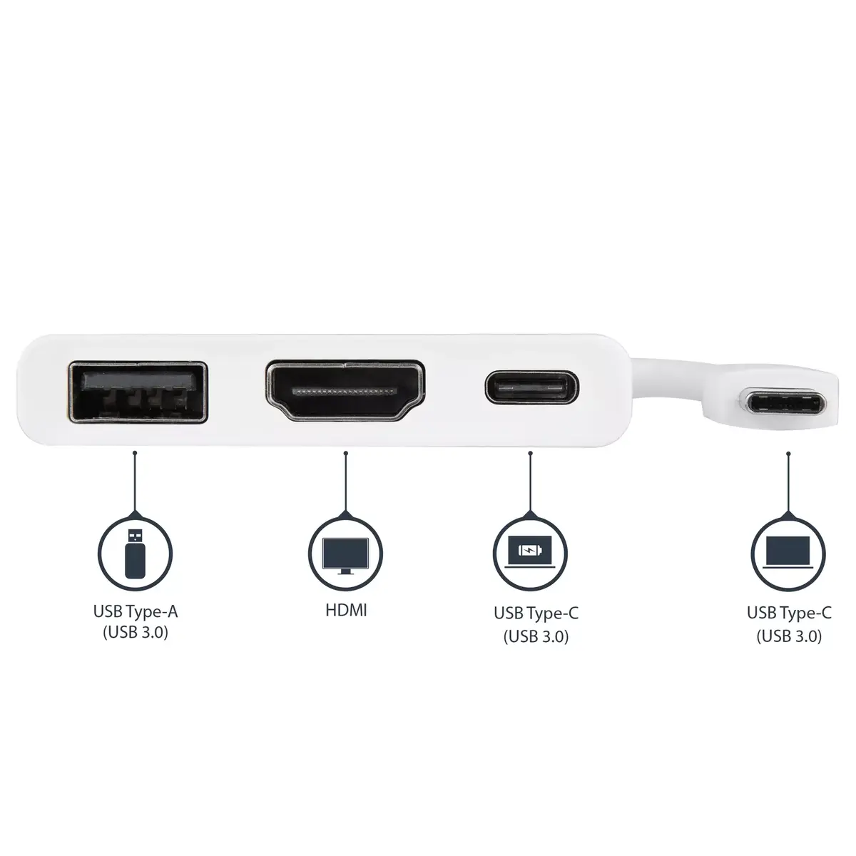 USB-C Multiport Adapter StarTech.com CDP2HDUACPW Photo 9