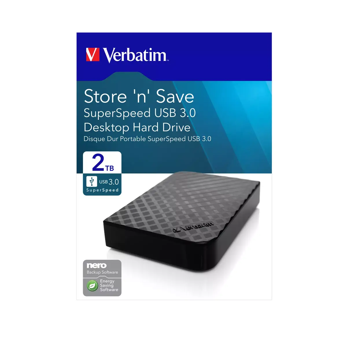 External Hard Drive Verbatim Store 'n' Save 2TB USB 3.0 Photo 9