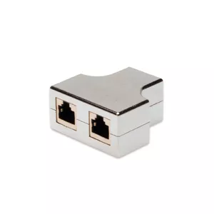 Network Cable Digitus CAT 5e RJ45 Modular Coupler Shielded Grey