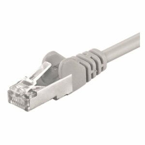 M-Cab 1m SFTP Cat5e networking cable Grey SF/UTP (S-FTP)