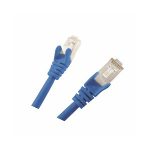 M-Cab 0.5m S-FTP Cat6 networking cable Blue S/FTP (S-STP)
