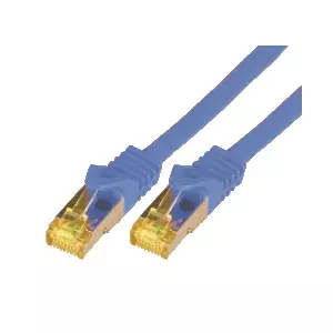 Networking Cable M-Cab 0.25m CAT7 RJ-45 S/FTP Blue