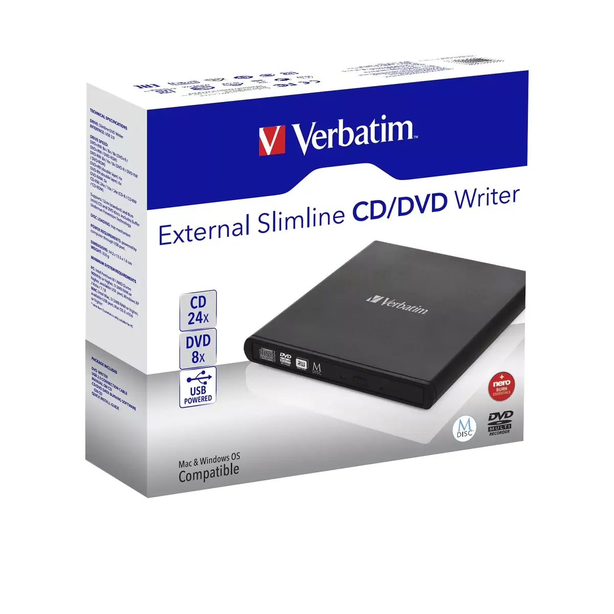 DVD-RW optiskais disks Verbatim Slimline Photo 5