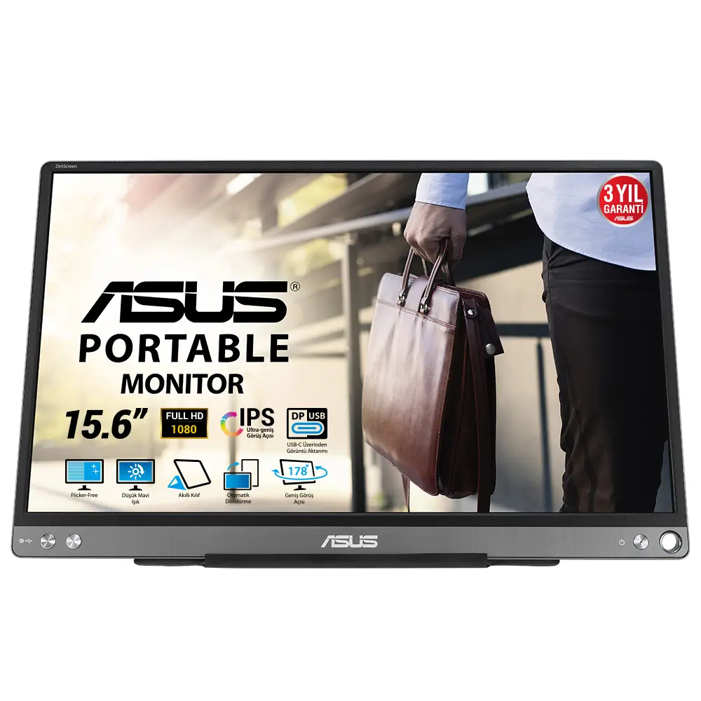 Portatīvais datora monitors ASUS ZenScreen MB16ACE