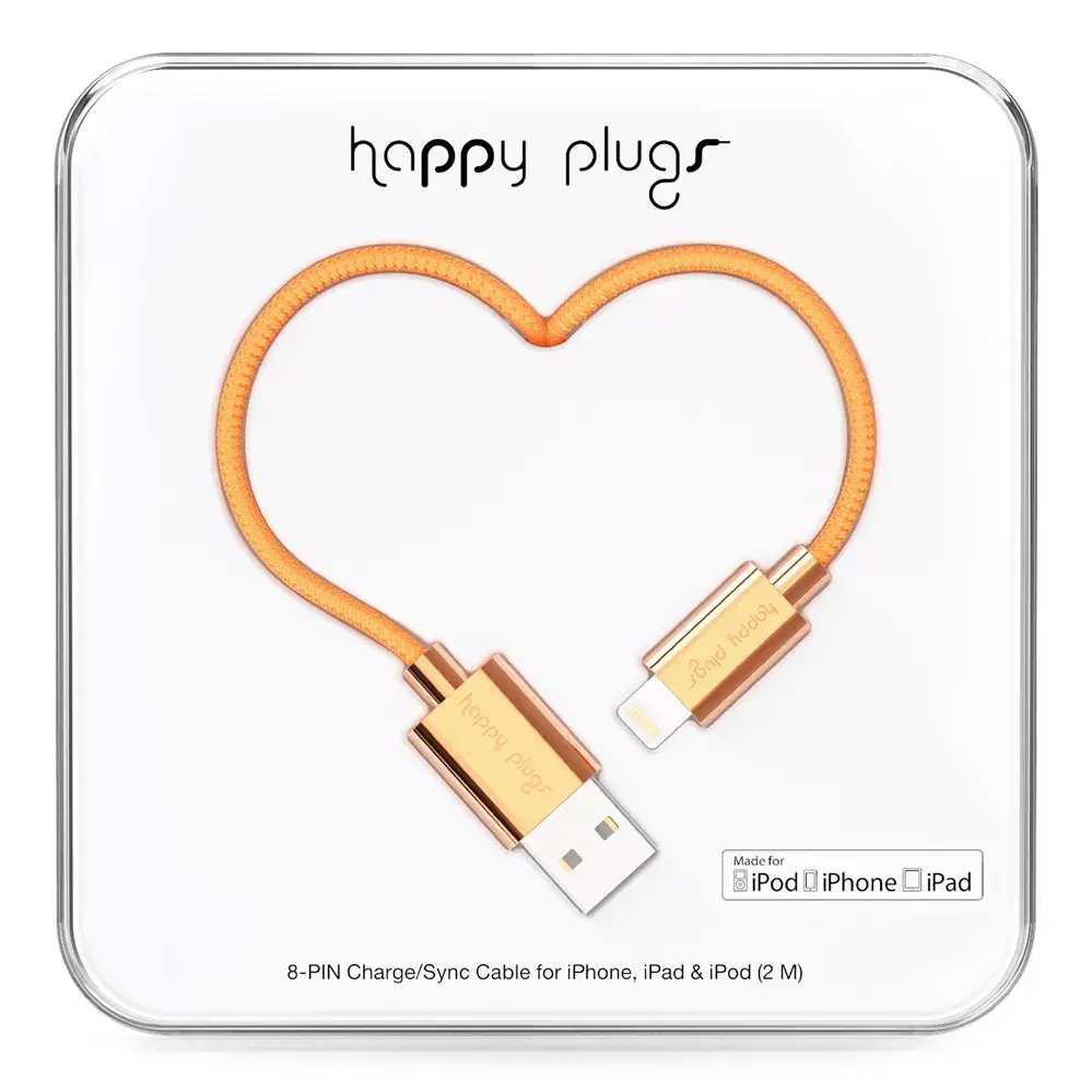 Cable Lightning - USB Happy Plugs 2m Photo 2