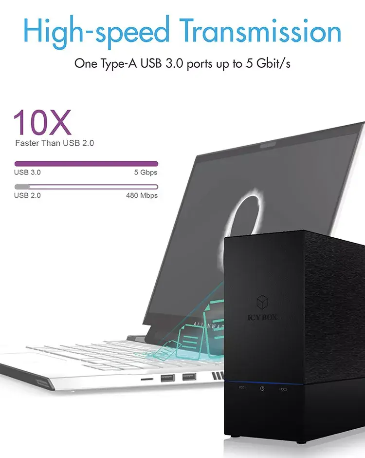 Корпус HDD/SSD ICY BOX IB-RD3621U3 Photo 10