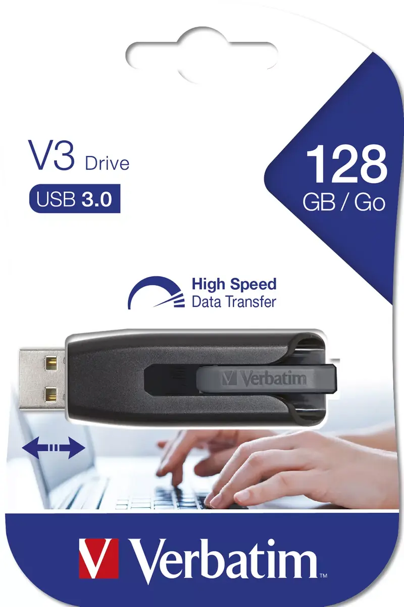 USB zibatmiņa Verbatim 128GB V3 Photo 5