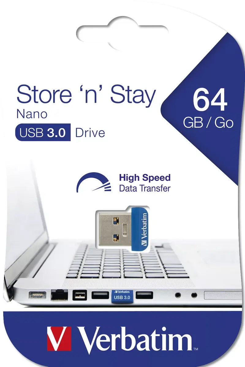 USB zibatmiņa Verbatim 64GB Store 'n' Stay NANO Photo 5