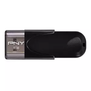 USB zibatmiņa PNY 8 GB USB Type-A 2.0 Attaché 4 Melna