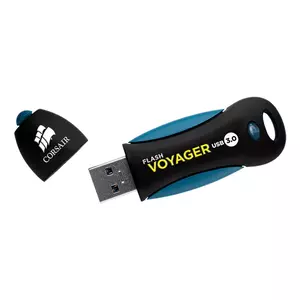 Corsair Voyager 256GB USB zibatmiņa USB Type-A 3.2 Gen 1 (3.1 Gen 1) Melns, Zils
