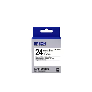 Label Cartridge Standard Epson LK-6WBN Black/White 24mm (9m)