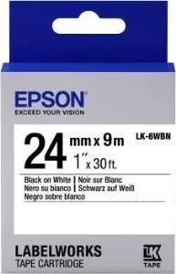 Epson Label Cartridge Standard LK-6WBN 24mm Photo 3