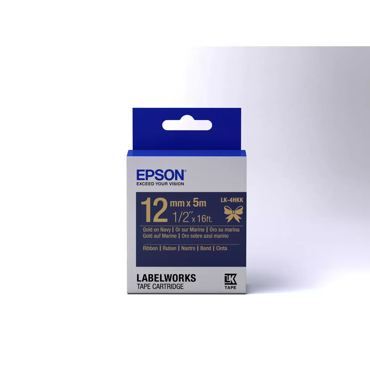 Label Cartridge Satin Ribbon Epson LK-4HKK Photo 2