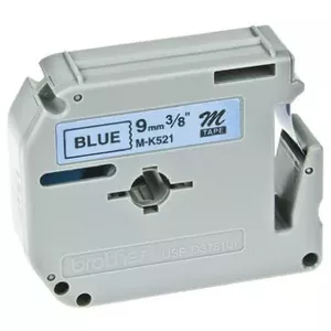 Label-making tape Brother M-K521B Black on blue