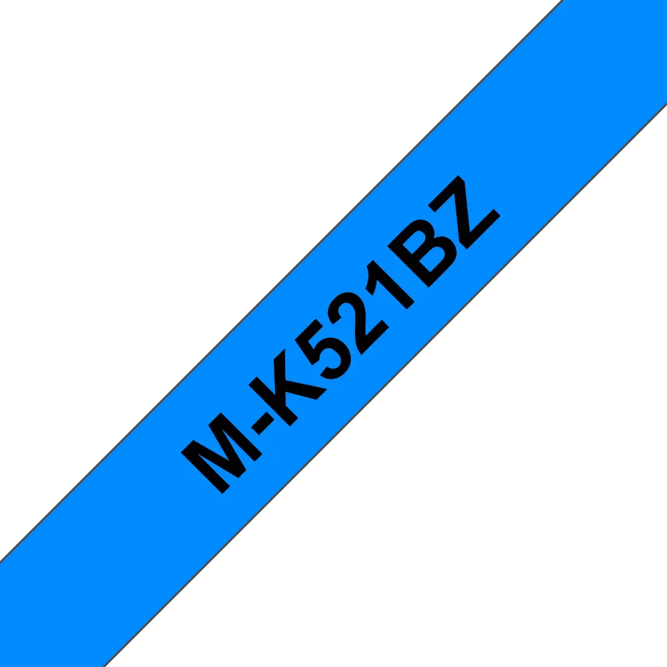 Маркировочная лента Brother MK521BZ черно-синяя 9