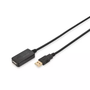 USB Extension Cable Digitus DA-70130-4 5m Black