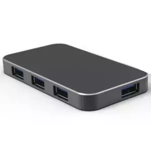 Digitus USB 3.0 HUB 4-Port USB 3.2 Gen 1 (3.1 Gen 1) Type-A 5000 Mbit/s Melns